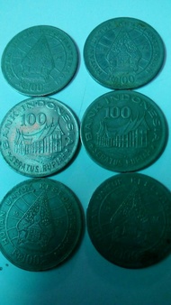 Uang Koin Kuno/Lama 100 Rupiah tahun 1978