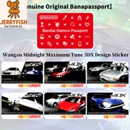 Banapassport Amusement IC Blank Card and Wangan Midnight Maximum Tune 5DX Sticker Design