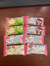 包速遞 Sanrio kitkat 一套8粒 日本限定 kerokerokeroppi kiki lala cinnamoroll XO