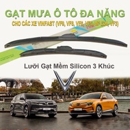 3-Segment Silicone Wiper, Universal Replacement Head for VinFast Cars (VF9, VF8, VF6, VF5, VF e34, V