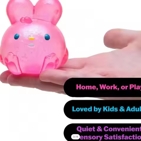 Nice Cube Sensory Fidget Cube Stress Relief Squishy Cube Anti-Anxiety Squeeze Object For Focus ADHD 