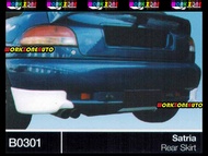 B0301 Proton Satria Fiber Rear Skirt Body kit Bodykit