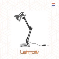 Leitmotiv desk lamp HOBBY steel Chrome 銀色HOBBY可調較枱燈