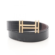 [Used] Hermes HERMES Belt H O Carre Reversible Leather Belt Men's Used B