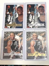 🔥 1996 4 x Rookie Kobe Bryant RC Gold & Silver set basketball cards  籃球卡