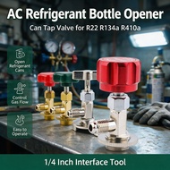 R134 R22 R410a Gas Bottle Opener Can Tap Valve Aircon Refrigerant Adapter