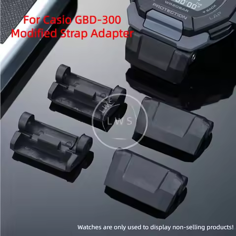 GBD-300 Modified Watch Band Adapter For G-SHOCK Casio GBD300 GBD 300 Connector Rubber Strap Genuine 