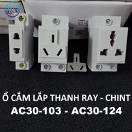 CHINT AC30-103 rail socket (2-pin socket) - AC30-124 (3-pin socket)