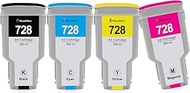 MasaiMara 728 F9J68A F9K17A F9K15A F9K16A Compatible Ink Cartridges for HP DesignJet T830 MFP & T730