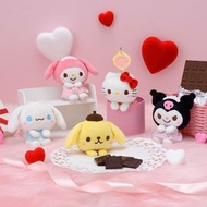 日本Sanrio三麗鷗世嘉獎SEGA日版My Melody美樂蒂my melody粉紅色Hello Kitty凱蒂貓紅色蝴蝶結玉桂狗大耳狗Cinnamoroll情人節格子裙格仔裙趴趴sanrio人物杯
