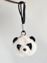 Adorable Plush Panda Keychain Earphone Bag Coin Purse Decoration Cute Memorial Gift from Chengdu Bas