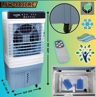 CUORI PORTABLE AIR COOLER. 60L TANK with SEPARATE TANK for ICE CUBES. (ENERGY SAVING) 1 EXTRA SET OF HONEYCOMB EVAPORATIVE COOLER  (HEC)