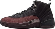 Air Jordan 12 Retro A Ma Maniere Women's Basketball Shoe Black/Black-Burgundy Crush DV6989-001