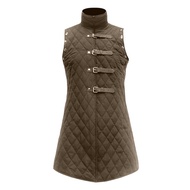 [KFJND] Gambeson Costume Aketon Armor Vest Coat Medieval Viking Sleeveless Outfit Larp Warrior Knigh