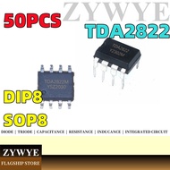 50pcs TDA2822 Chip TDA2822M IC 2822 2822D TDA2822G TDA2822L Audio Amplifier In-Line DIP Patch SOP