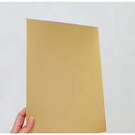 10 pcs. 240gsm Matt Gold A4 Paper Thick Cardstock. Fancy Paper Supply