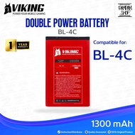 Baterai VIKING Double Power Nokia BL-4C BL4C 1202 1661 2650 3500 6100 6300 X2-00 X2 C5-03 Batre Batr
