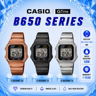 [ORIGINAL + 1YR WARRANTY] CASIO B650WC-5 B650WB UNISEX VINTAGE DIGITAL ROSE GOLD STEEL WATCH