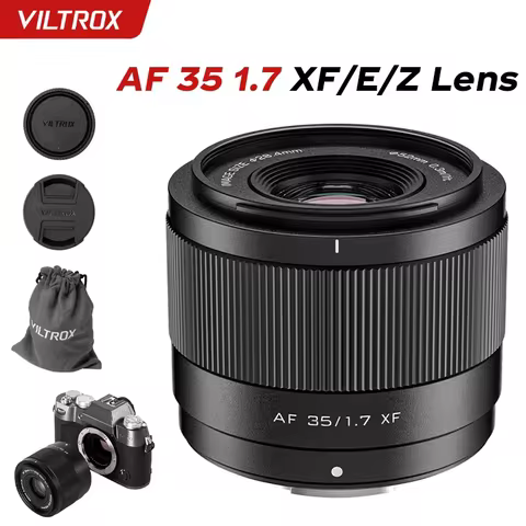 Viltrox 35mm F1.7 Air Auto Focus APS-C Prime Lens for Fuji XF Nikon Z Sony E Mount ZV‑E10 α6700 FX30