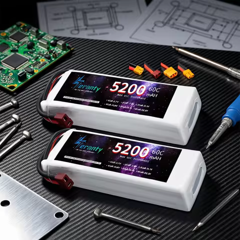 3S Lipo Battery 11.1V 5200mah 60C For RC Car Quadcopter Drone Airplane Helicopter With XT60 Deans T 