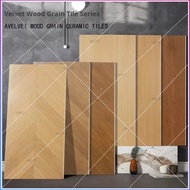 Velvet floor tiles 600x1200 retro log style straight grain herringbone all-ceramic non-slip wood gra