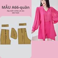 HARD PAPER PRE-CUT PANTS A66
