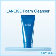 [LANEIGE] Homme Active Water Foam Cleanser 150ml Facial Moisture Locking Cream for Sensitive, Dry Sk