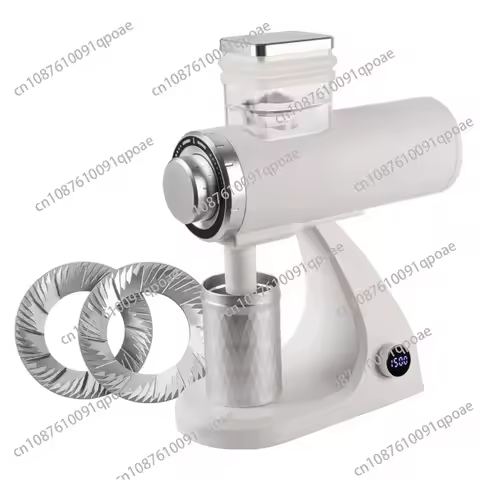 Commercial 60mm Flat Burr Titanium Home Coffee Espresso Grinder Adjustable Speed Coffee Grinder Coff