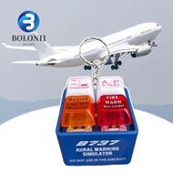 BO EGPWS Warning Simulator, Highly Simulated Aircraft Route Pilot Keychain, Portable Pendant Plastic