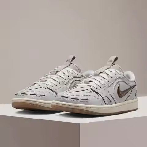 Nike Air Jordan 1 Low-Top Athletic Slip-Resistant Durable Casual Skate Shoes Retro V3 Basketball Sho