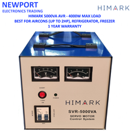 Himark SVR-5000VA Servo Motor Type 4000W Maximum Load Automatic Voltage Regulator AVR with One Year 