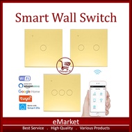Smart Wall Switch Gold WIFI Touch Wall Switch/ Wireless Touch IoT/