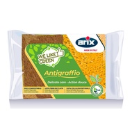 Arix We Like Green Delicate Care Cellulose Sponge for Non-Stick Ceramic, Pots and Delicate Surfaces 