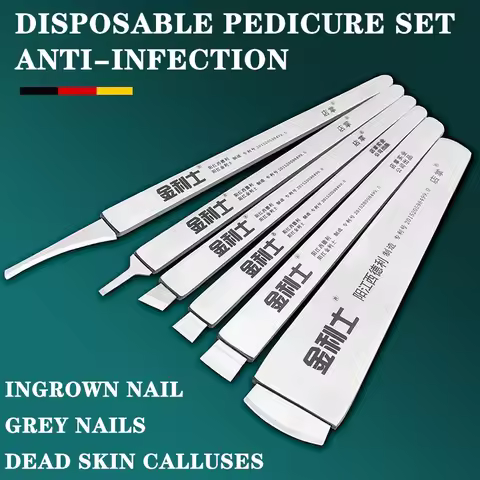 Professional Ingrown Nails Tools Disposable Pedicure Set Medical Podiatry Scalpel Toenail Cutter Exf