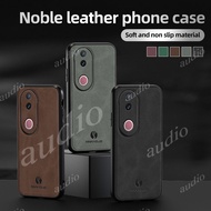 Vivo V50 Pro 5G 2025 Matte Plain Leather Phone Case For VivoV50 Pro Vivo V50Pro 5G 2025 Metal Car Ma