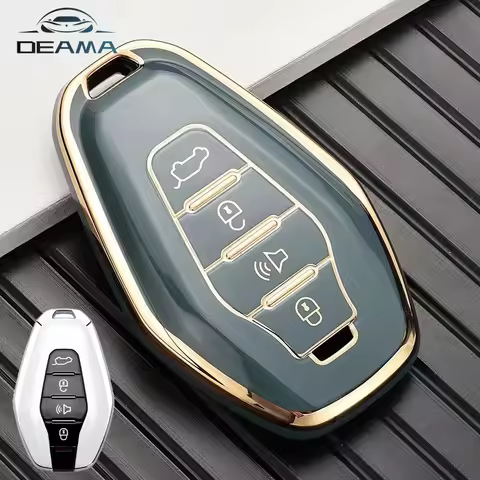 4 Buttons TPU Car Key Cover Case Shell for Chery JETOUR X70 X70plus X70m X90plus X95pro Auto Key Acc