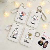 Custom Name Quby Cartoon Luggage Tag Personalized Travel Suitcase Address Holder Baggage Tag Add Nam