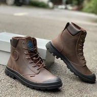 New Sepatu Pria Palladium Pampa Cuff WP Lux Boots Rain style Dark