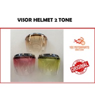 Visor Helmet Two 2 Tone