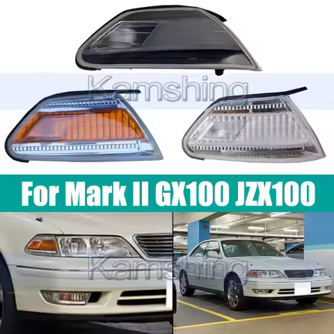 1Pair Front Bumper Corner Light Lamp For Toyota Mark II GX100 JZX100 1996-2000 Headlight Turn Signal