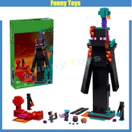 21279,The Enderman Tower,Building Blocks,Collectible video game figures,Toy Gift for Boys and Girls