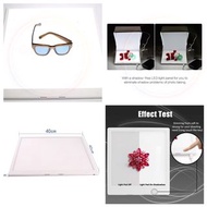 攝影棚 40x40cm 免摳圖無影底板 觸控LED攝影棚底板無影燈 Photo Studio Fill Light LED Shadowless Light Panel 40x40cm Dimmabl
