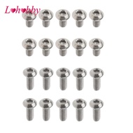 [Lohobby] M3 Polished Titanium  screw  Allen Socket  Screws, Quantity of 10 Pieces, M3 x 6mm, M3 x 8