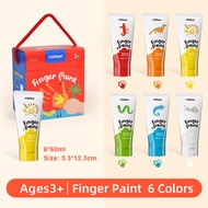 Mideer Finger Paint 12 Colors สีสำหรับเพ้นท์ศิลปะจากฝ่ามือ 12 สี