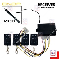Dnor 212 4CH REMOTE CONTROL PERMIUM ANTI-SPY ( 4 REMOTES + RECEIVER ) / autogate system