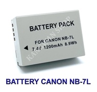 NB-7L / NB7L แบตเตอรี่สำหรับกล้องแคนนอน Camera Battery For Canon Powershot SX30 IS,SX30IS,G10,G11,G1