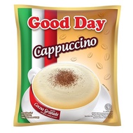 good day capucinoo manis 1 renteng kopi di buat hangat atau es bisa