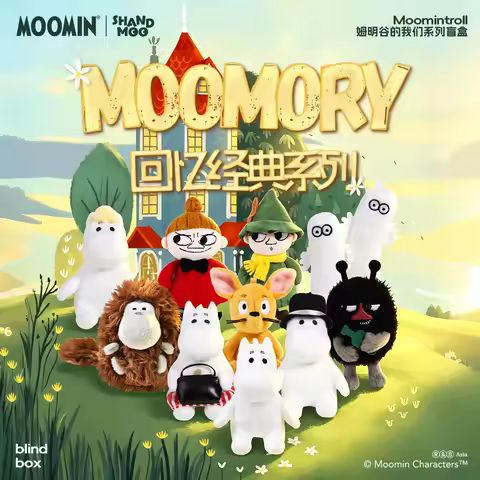 New Moomin Shandmoo Blind Box Moomin Valley Our Series Cute Elf Birthday Gift For Home Decor Collect