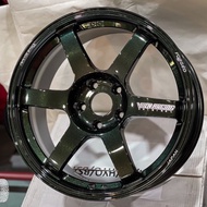 PROMAX Wheels Limted Racing Green Rays TE37 Saga (Made in Thailand 🇹🇭) 18”  ลิมิเต็ดอิดิชั่น Honda Civic FC Civic SI