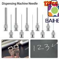 BAIHEE 12Pcs Dispensing|Needle, Stainless Steel 8G-30G Fluids Industrial Glue Injection Needle, Dura